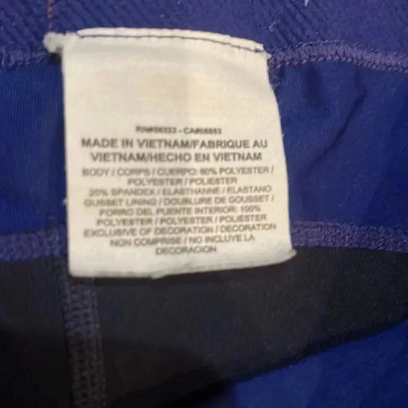 Nike Pro blue and black capris size S - Picture 2 of 7